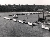 zniszczony Basen Jachtowy i początek odbudowy (nabrzeży)